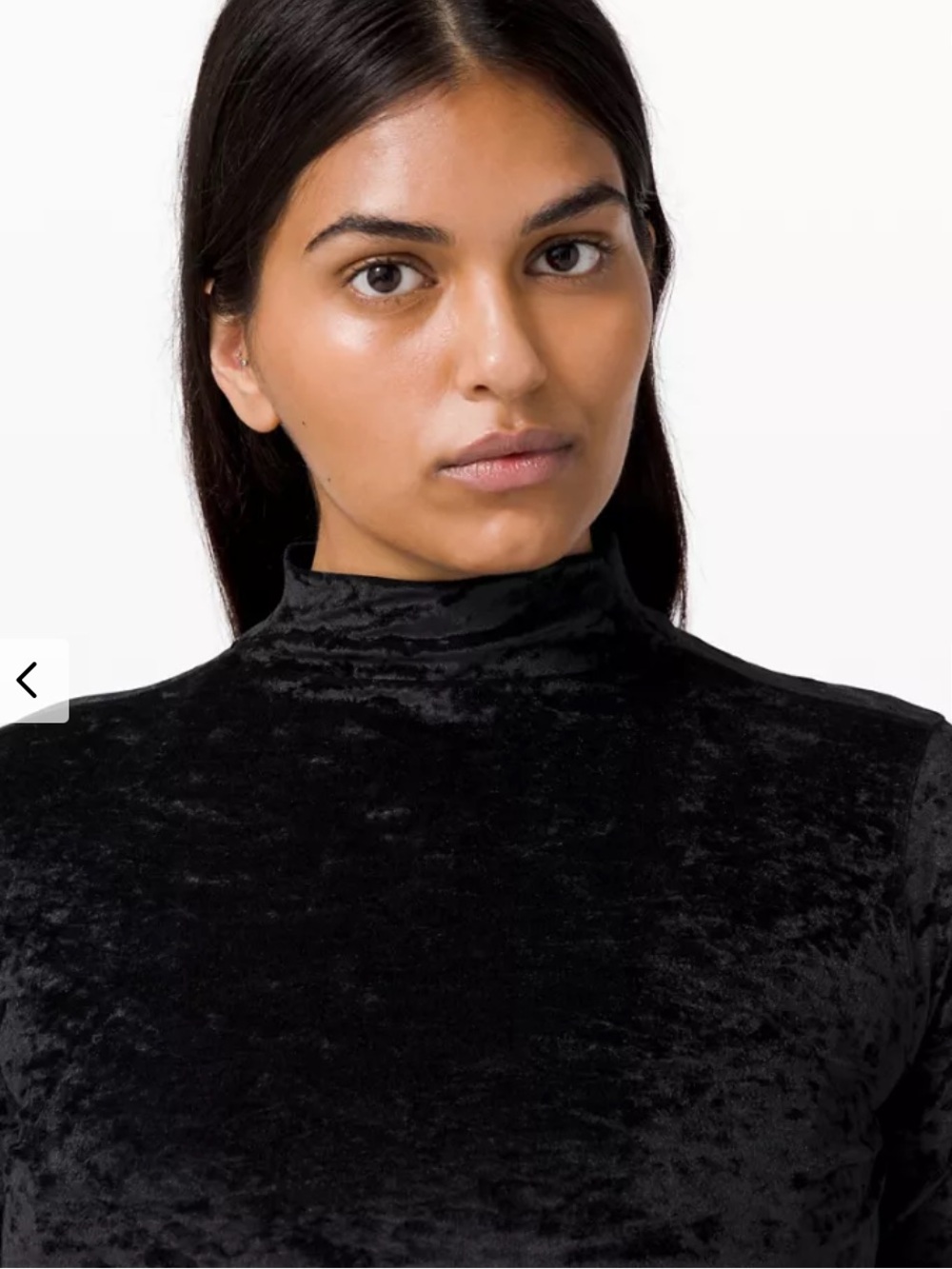 lululemon athletica All Aligned Mock Neck Long Sleeve Crushed Velvet - Picture 9 of 9